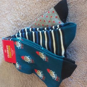 NWT celebrate Together Christmas 3 Pack Socks Size 8-13